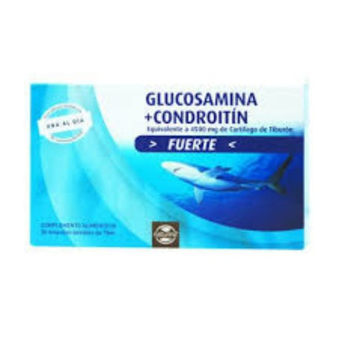Comprar online GLUCOSAMINA+CONDROITINA FORTE 20 Ampollas de NATURMIL. Imagen 1