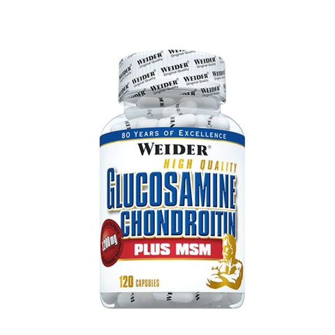 Comprar online GLUCOSAMINE CHONDROITINE + MSM 120 CAPS de WEIDER. Imagen 1