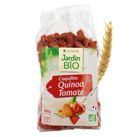 Comprar online JB CODOS CON QUINOA Y TOMATE 400 g de JARDIN BIO. Imagen 1