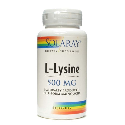 Comprar online L LYSINE 500 mg 60 Caps de SOLARAY. Imagen 1