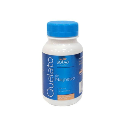Comprar online QUELATO MAGNESIO 100 COMPRIMIDOS de SOTYA BESLAN. Imagen 1