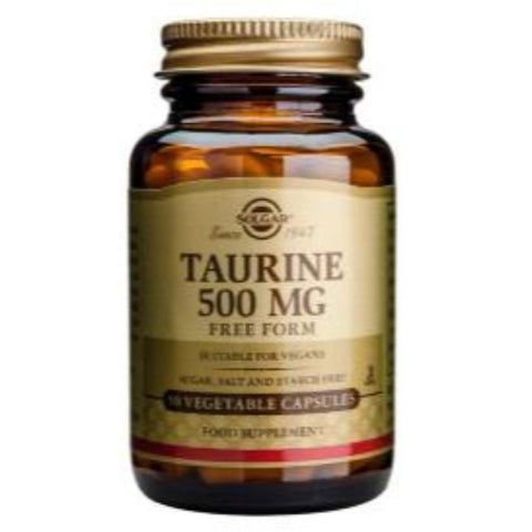 Comprar online TAURINA 500 mg 50 Vcaps de SOLGAR. Imagen 1