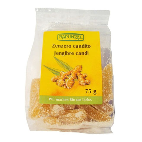 Comprar online JENGIBRE CANDI RAPUNZEL 75 G de RAPUNZEL. Imagen 1