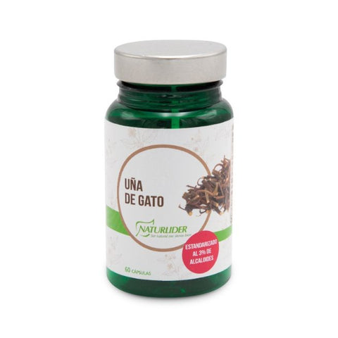 Comprar online UÑA DE GATO STD 60 CAPSULAS VEGETALES de NATURLIDER. Imagen 1