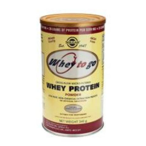 Comprar online WHEY TO GO PROTEINA POLVO VAINILLA 907 gr de SOLGAR. Imagen 1