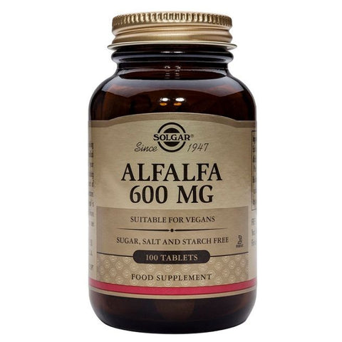 Comprar online ALFALFA 600 mg 100 Comp de SOLGAR. Imagen 1