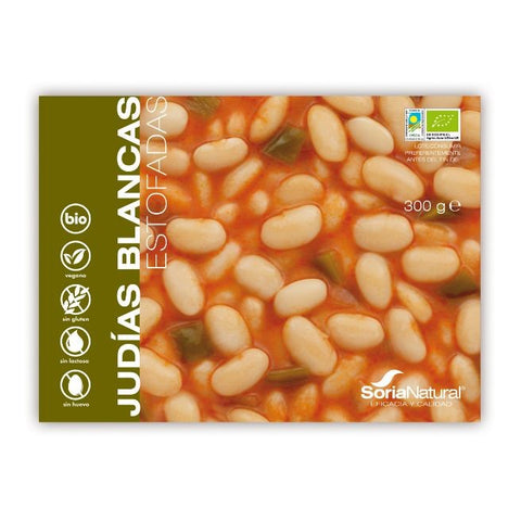 Comprar online JUDIAS BLANCAS ESTOFADAS BIO de ALECOSOR SORIA NATURAL. Imagen 1