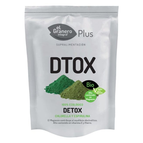 Comprar online DETOX (CHLORELLA Y SPIRULINA) BIO 200 gr de EL GRANERO INTEGRAL. Imagen 1
