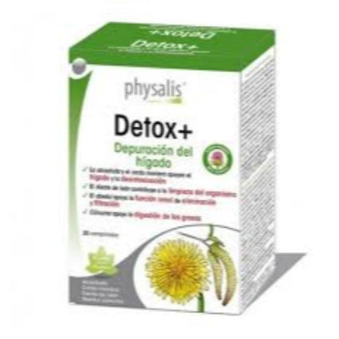 Comprar online DETOX+ 30 COMPRIMIDOS de PHYSALIS. Imagen 1