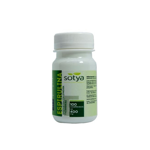 Comprar online ESPIRULINA 400 MG 100 COMPR de SOTYA BESLAN. Imagen 1
