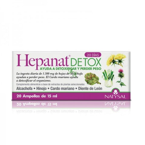 Comprar online HEPANAT DETOX 20 amp de NATYSAL. Imagen 1