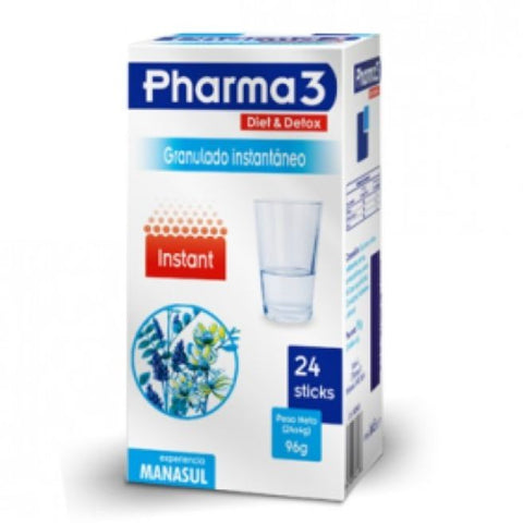 Comprar online MANASUL INSTANT DIET & DETOX  4 gr x 24 Sticks de BIODES. Imagen 1