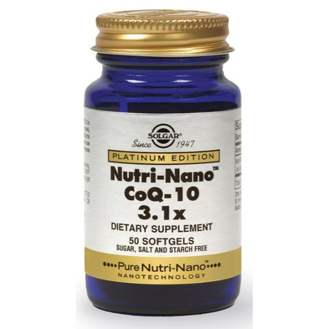 Comprar online NUTRI-NANO Q10 3.1 x 50 CÁPS BLANDAS de SOLGAR. Imagen 1