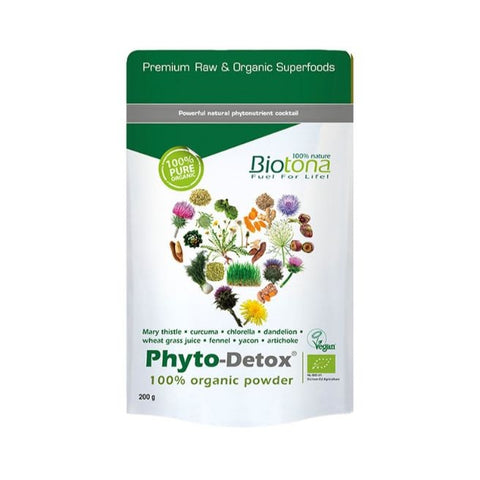 Comprar online PHYTO-DETOX ORGANIC EN POLVO 200G de BIOTONA. Imagen 1