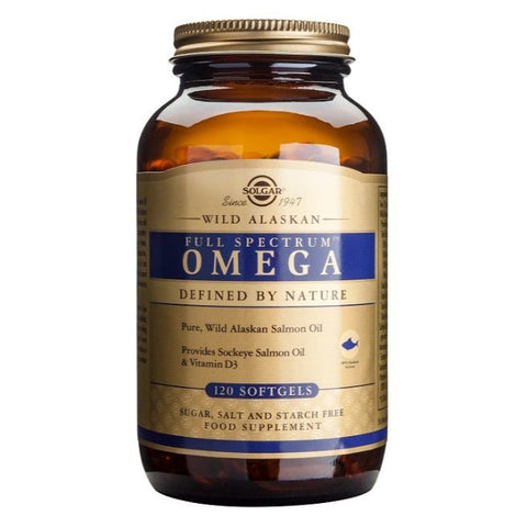 Comprar online FULL SPECTRUM OMEGA 120 Caps de SOLGAR. Imagen 1