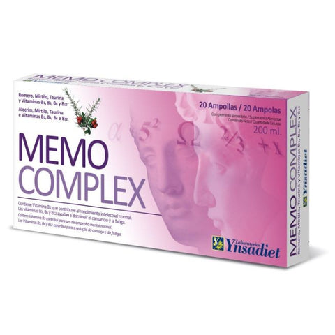 Comprar online MEMO COMPLEX (MEMORIA) 20 Amp de YNSADIET. Imagen 1