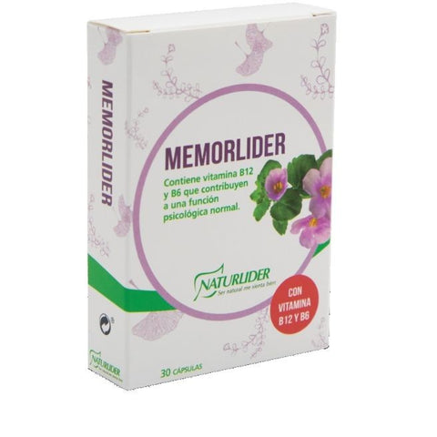 Comprar online MEMORLIDER 30 CAPSULAS VEGETALES de NATURLIDER. Imagen 1