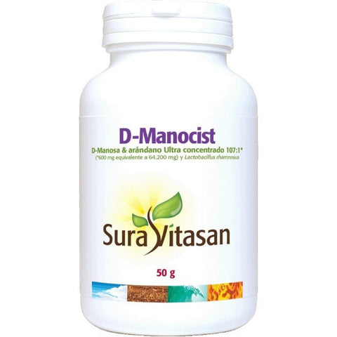 Comprar online D-MANOCISTPROBIOTIC 50 gramos de SURA VITASAN. Imagen 1