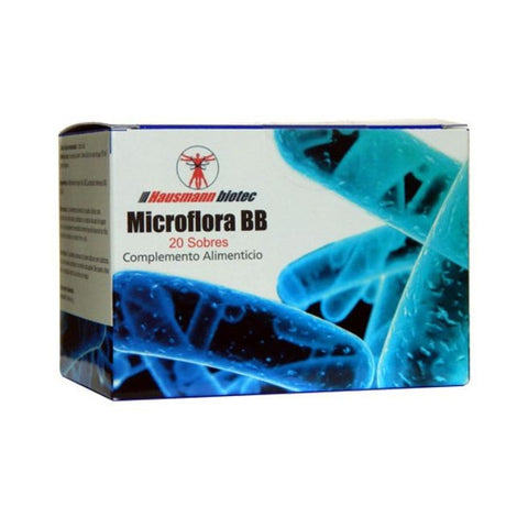 Comprar online MICROFLORA B 20 Sobres de HAUSMANN BIOTIC. Imagen 1
