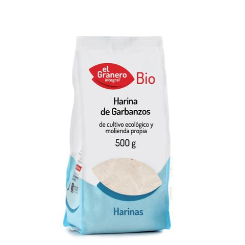 Comprar online HARINA GARBANZO BIO 500 gr de EL GRANERO INTEGRAL. Imagen 1