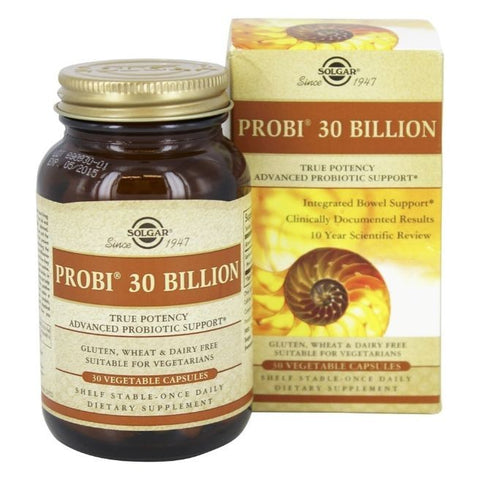 Comprar online ULTIBIO PLUS 30.000 MILLONES DE MICROORG 30 Vcaps de SOLGAR. Imagen 1