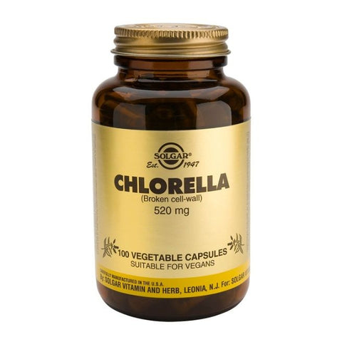 Comprar online CHLORELLA 520 mg 100 Vcaps de SOLGAR. Imagen 1