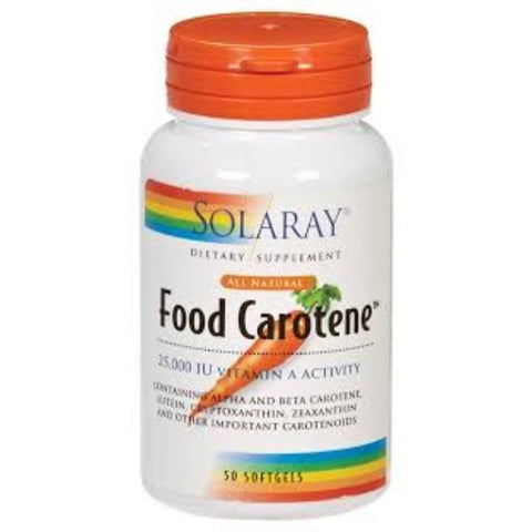 Comprar online FOOD CAROTENE 50 Perlas de SOLARAY. Imagen 1