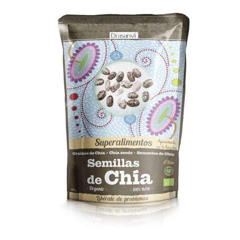 Comprar online SEMILLAS CHIA BIO 250 gr DOYPACK SUPERALIMENTOS de DRASANVI. Imagen 1