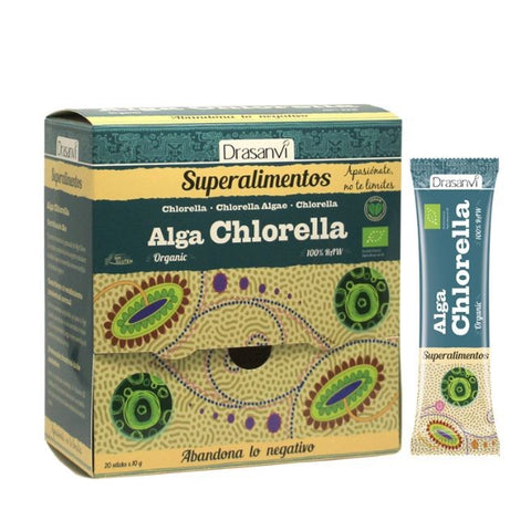 Comprar online STICK CHLORELLA BIO 20X10 gr SUPERALIMENTOS de DRASANVI. Imagen 1