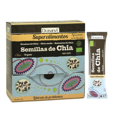Comprar online STICK SEMILLA CHIA BIO 20X10 gr SUPERALIMENTOS de DRASANVI. Imagen 1