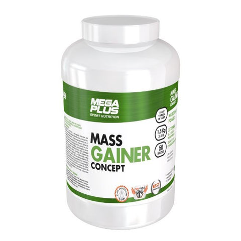 Comprar online MASS GAINER CONCEPT VAINILLA 1,5kg de MEGA PLUS. Imagen 1