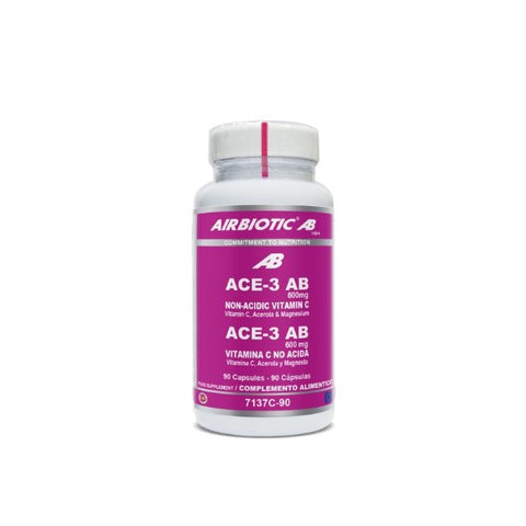 Comprar online ACE-3 600 MG 600 mg de Vitamina C no Acida, Magnes de AIRBIOTIC. Imagen 1
