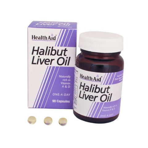 Comprar online ACEITE DE HIGADO DE HALIBUT 90 Cap de HEALTH AID. Imagen 1