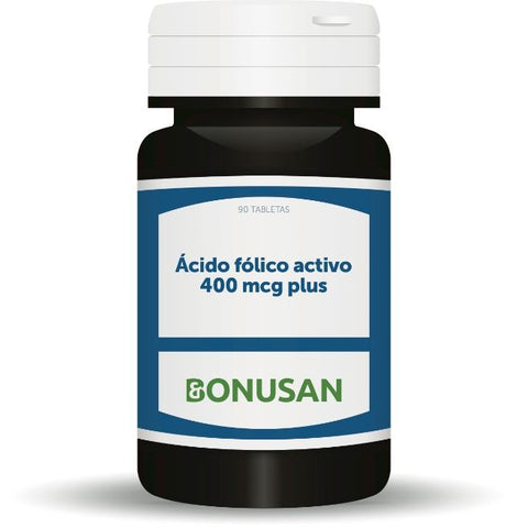 Comprar online ACIDO FOLICO ACTIVO 400 MCG PLUS de BONUSAN. Imagen 1