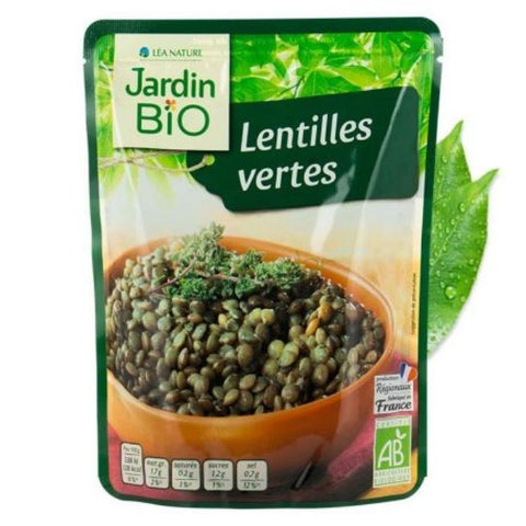 Comprar online LENTEJAS VERDES 250G de JARDIN BIO. Imagen 1