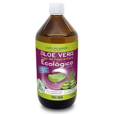 Comprar online ALOE VERA ECOLOGICO 100% PURO 1 Litro de TONGIL. Imagen 1