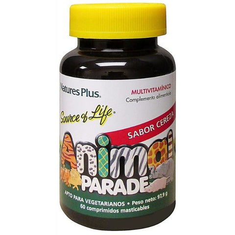 Comprar online ANIMAL PARADE MULTIVITAMINICO CEREZA 60 Comp Mast de NATURES PLUS. Imagen 1