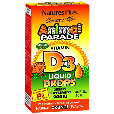 Comprar online ANIMAL PARADE VIT D3 Got 10 ml de NATURES PLUS. Imagen 1