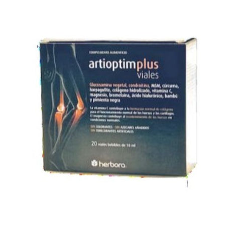 Comprar online ARTIOPTIM PLUS 20 Ampollas bebibles ARTIBON de HERBORA. Imagen 1