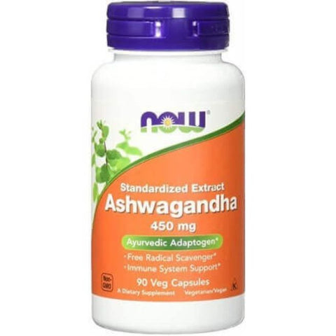 Comprar online ASHWAGANDHA EXTRACTO 450 MG 90 VCAP de NOW. Imagen 1