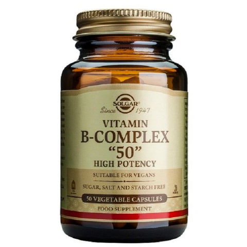 Comprar online B COMPLEX 50 50 Vcaps de SOLGAR. Imagen 1