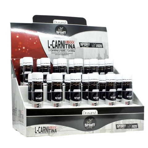 Comprar online CAJA L-CARNITINA VIAL 25 ml SPORT LIVE de DRASANVI. Imagen 1