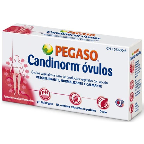 Comprar online CANDINORM 10 OVULOS VAGINALES de PEGASO. Imagen 1