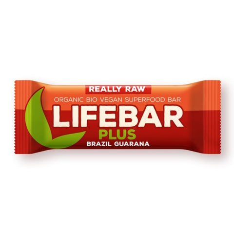 Comprar online LIFEBAR PLUS NUECES DEL BRASIL Y GUARANA BIO 47 gr de LIFEFOOD. Imagen 1