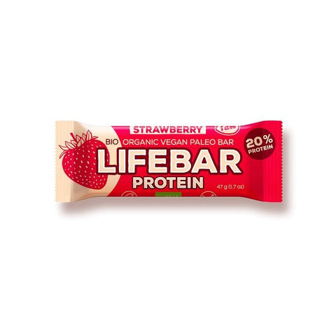Comprar online LIFEBAR PROTEINA FRAMBUESA 1 Unidad de LIFEFOOD. Imagen 1