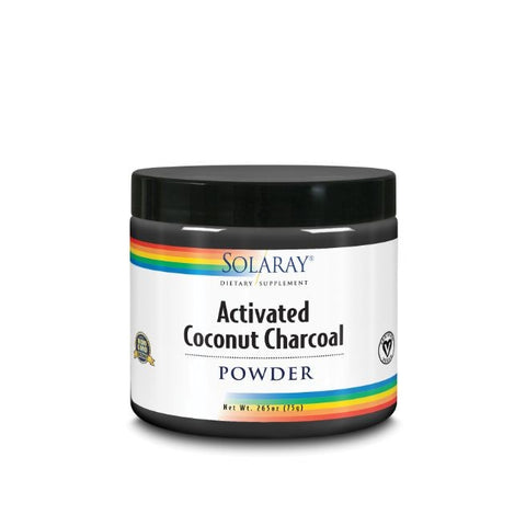 Comprar online CHARCOAL COCONUT ACTIVATED(CARBON ACTIVO) 150 gr de SOLARAY. Imagen 1