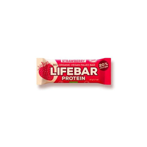 Comprar online LIFEBAR PROTEINA FRESA de LIFEFOOD. Imagen 1