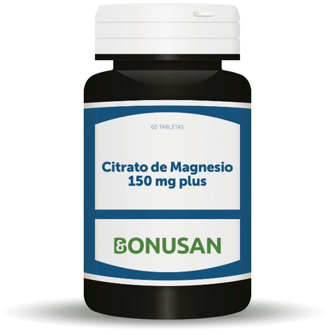 Comprar online CITRATO DE MAGNESIO PLUS 150 mg 60 Tabletas de BONUSAN. Imagen 1