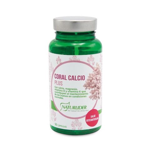 Comprar online CORAL CALCIO PLUS 90 CAPSULAS VEGETALES de NATURLIDER. Imagen 1
