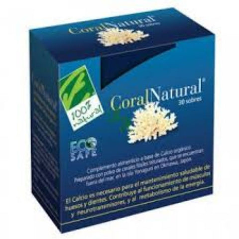 Comprar online CORALNATURAL 30 Sobres de CIEN X CIEN NATURAL. Imagen 1